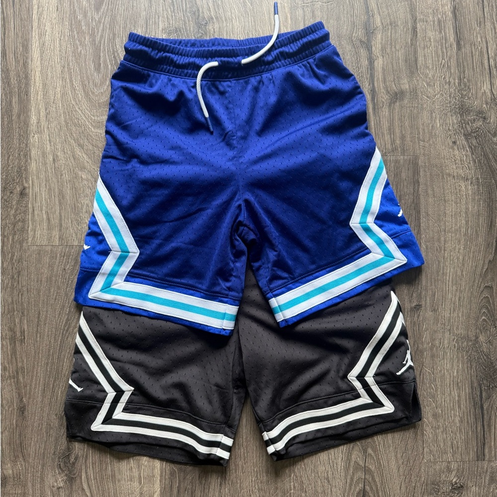 BOYS' BIG KIDS' JORDAN AIR DIAMOND BASKETBALL SHORTS, size M